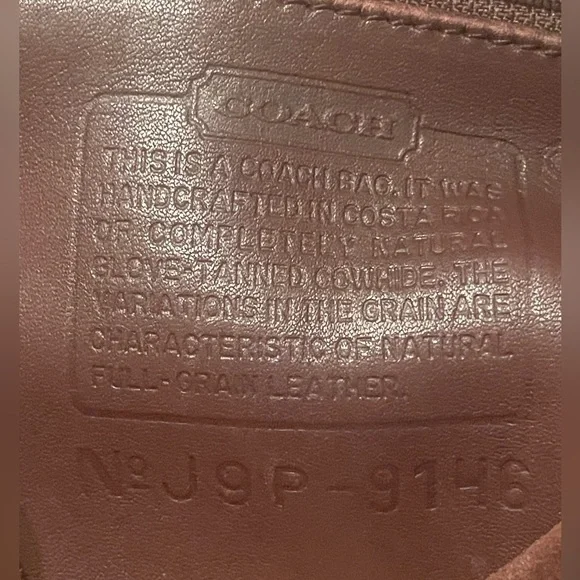 Coach J9P-9146 Vintage crossbody bag - Picture 11 of 11